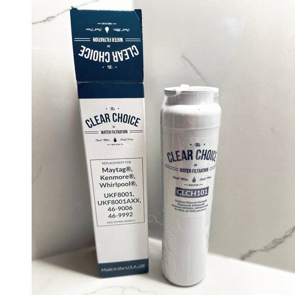 NEW Set Of 2 Clear Choice CLCH101 Taste Refrigerator Replacement Water Filter - Picture 5 of 6